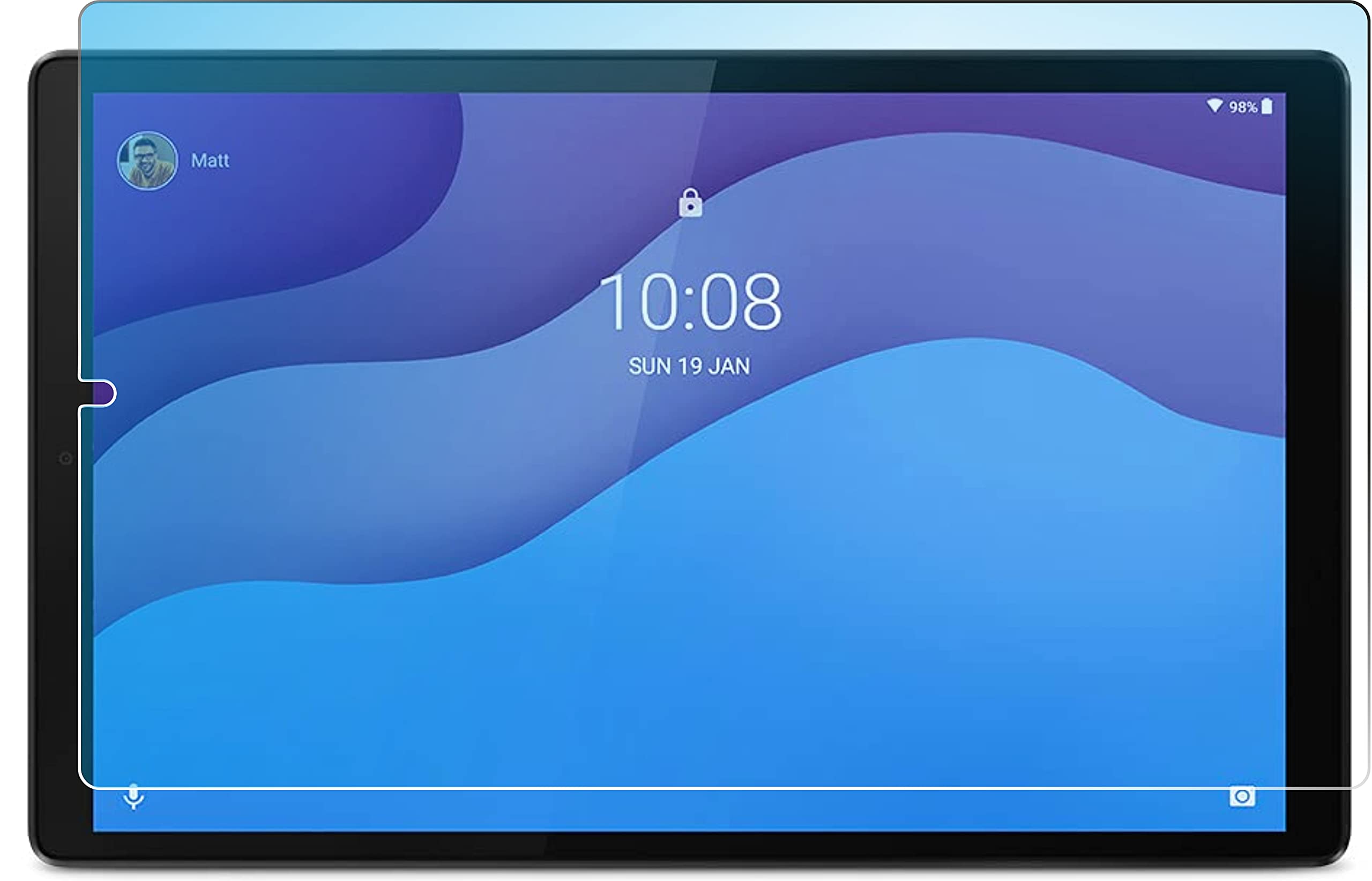 LF Screen Guard Compatible With Lenovo Tab M10 HD 2nd Gen 10.1 inch (NOT A TEMPERED GLASS-Unbreakable) [Bubble Free], [Anti-Scratch] - Anti Blue (B098CK27H9) Amazon Price History, Amazon Price Tracker
