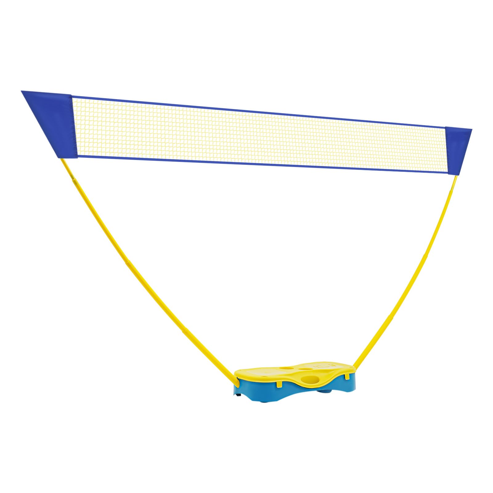 Set da badminton, 300 x 155 cm, con rete, racchette da badminton e volano con rete, set stabile da badminton per interni ed esterni come parchi giochi, terrazze