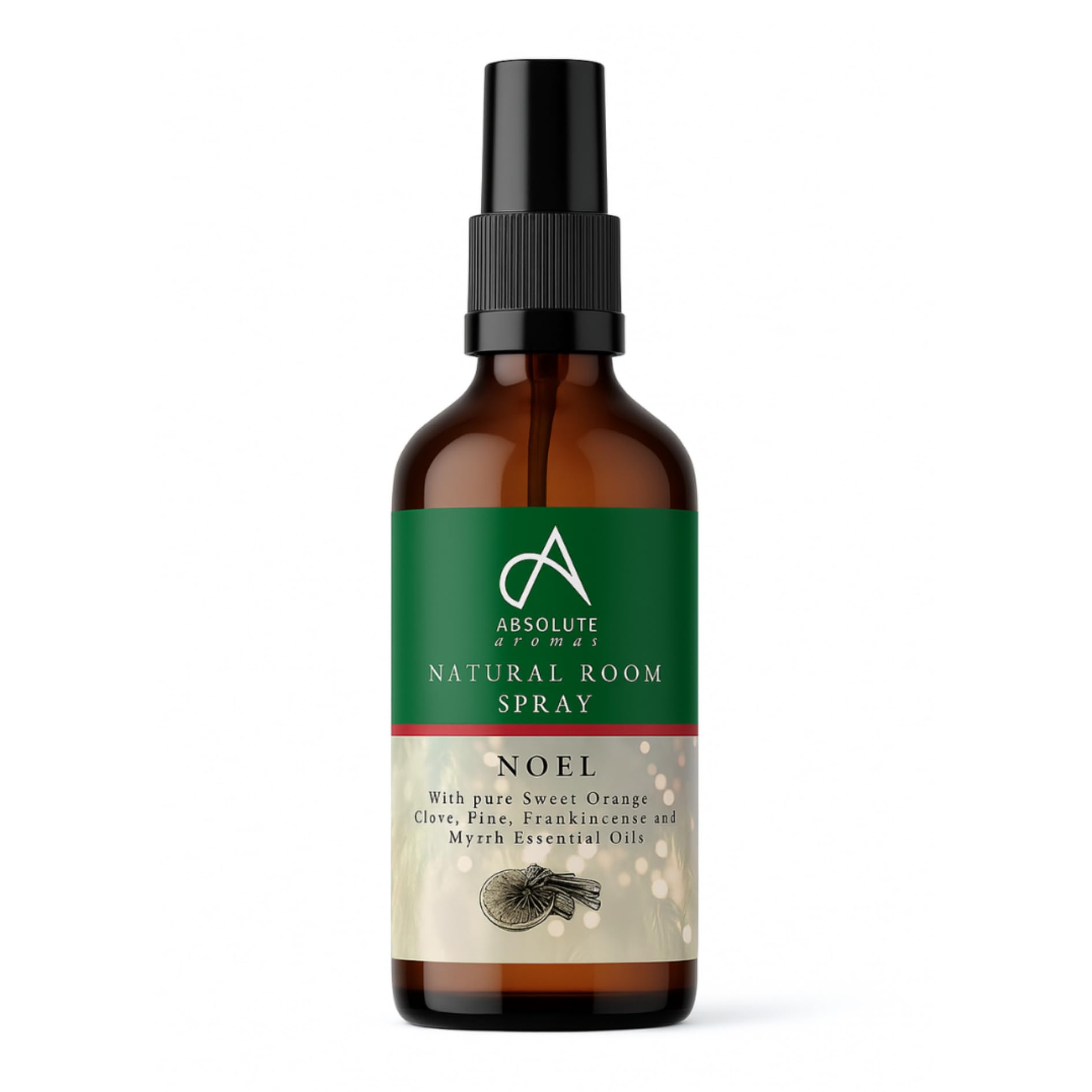 Festive Noel Room Spray 30ml - A Blend of 100% Pure, Natural Winter Essential Oils Including Cinnamon and Frankincense - A Warm and Festive Aroma - 100% Pure, Natural, Vegan, Undiluted