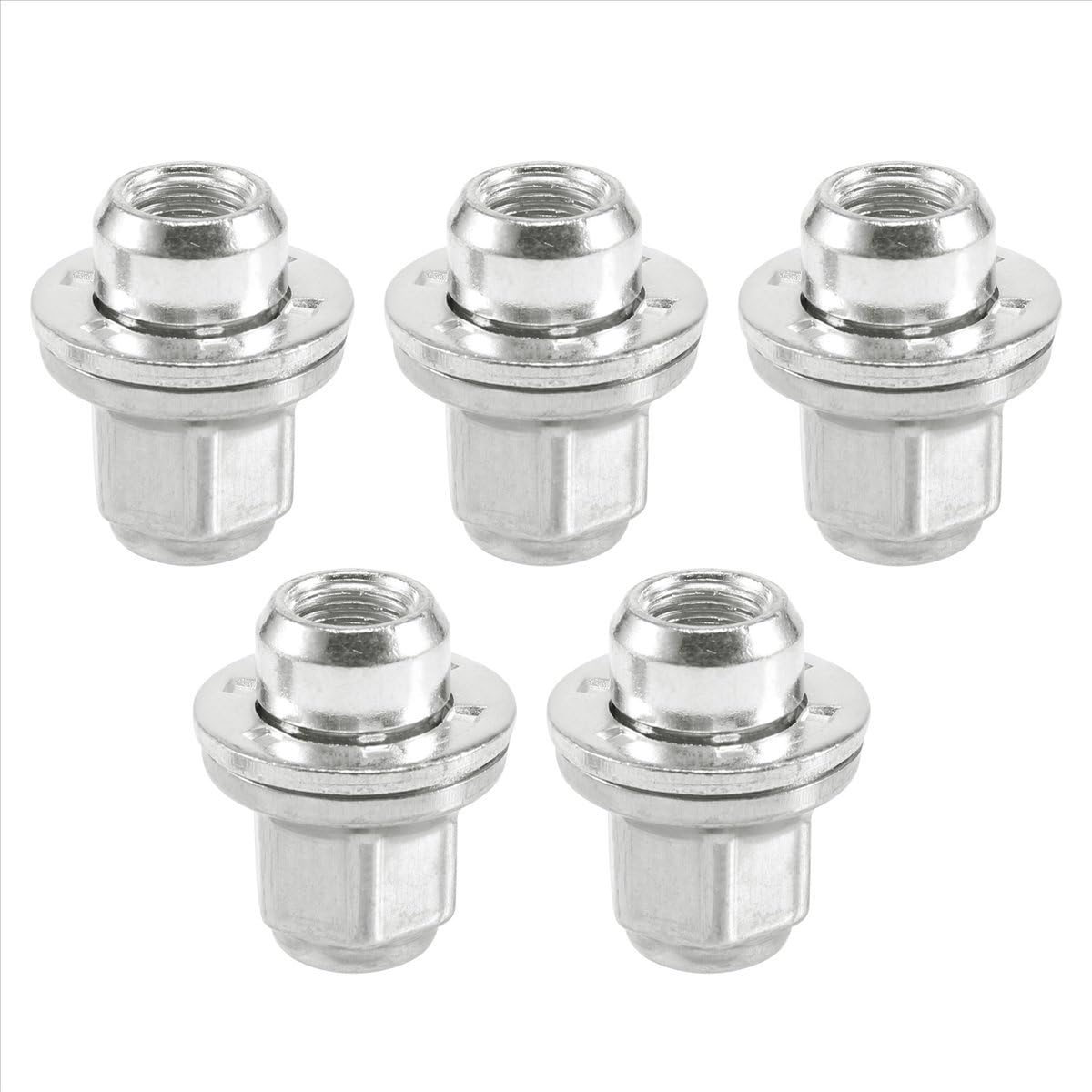 QLHbro 5Pcs Wheel Lug Bolt Stud Nut C2C35294010 for S-Type X-Type XJ XJR XF 1999-11