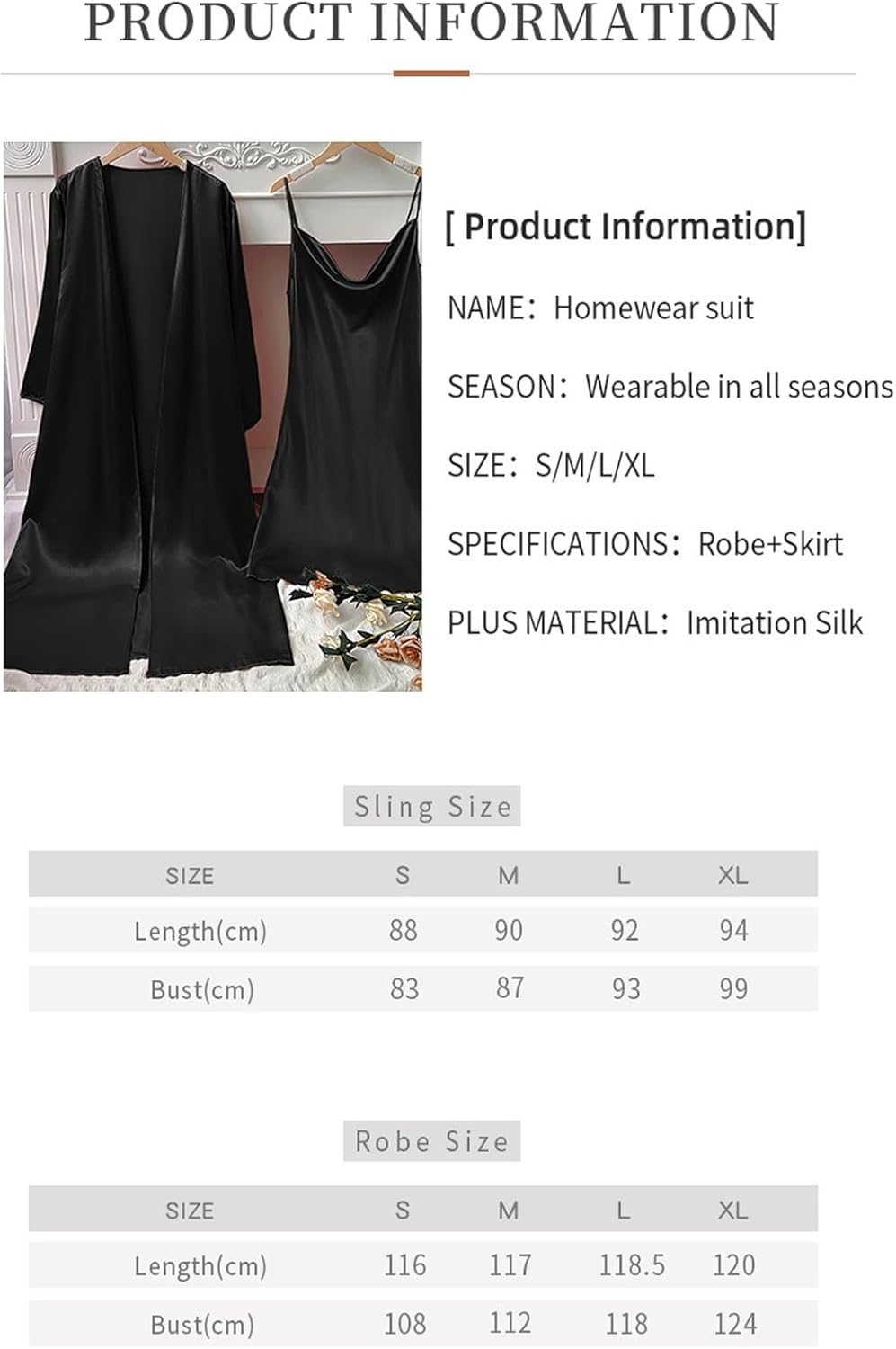 Women's Pajama Set Sexy V Neck Lingerie Tank Nightgown Camisole Slip Dress Sleepwear Robe Casual Loungewear