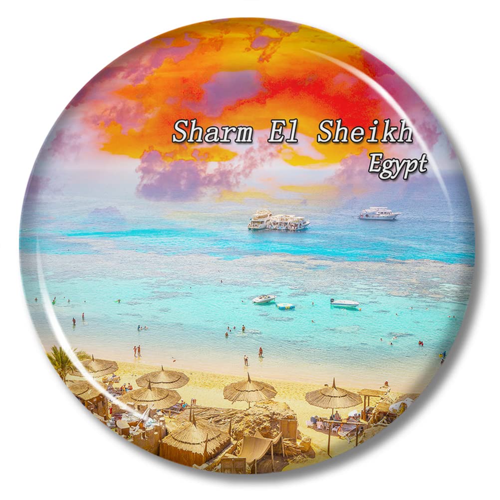 Lywallca Egypt01161 Egypt Sharm El Sheikh Magnet Fridge Sticker 2.28 Inch