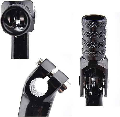 Miniatura 4 de RUTU Palanca de cambios plegable, palanca de cambios de aluminio, compatible con motocicleta XR50 CRF50 XR CRF 50cc 70cc 90cc 110cc 125c
