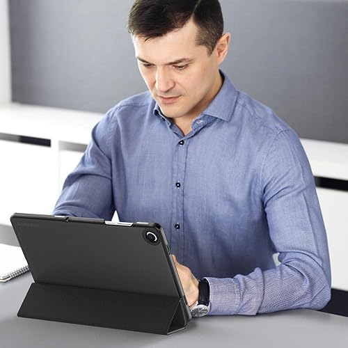 Miniatura 8 de MoKo Funda para Galaxy Tab A9+A9 Plus de 11 pulgadas 2023, Funda Protectora Inteligente Delgada con Soporte y Carcasa Trasera Translúcida de PC Duro
