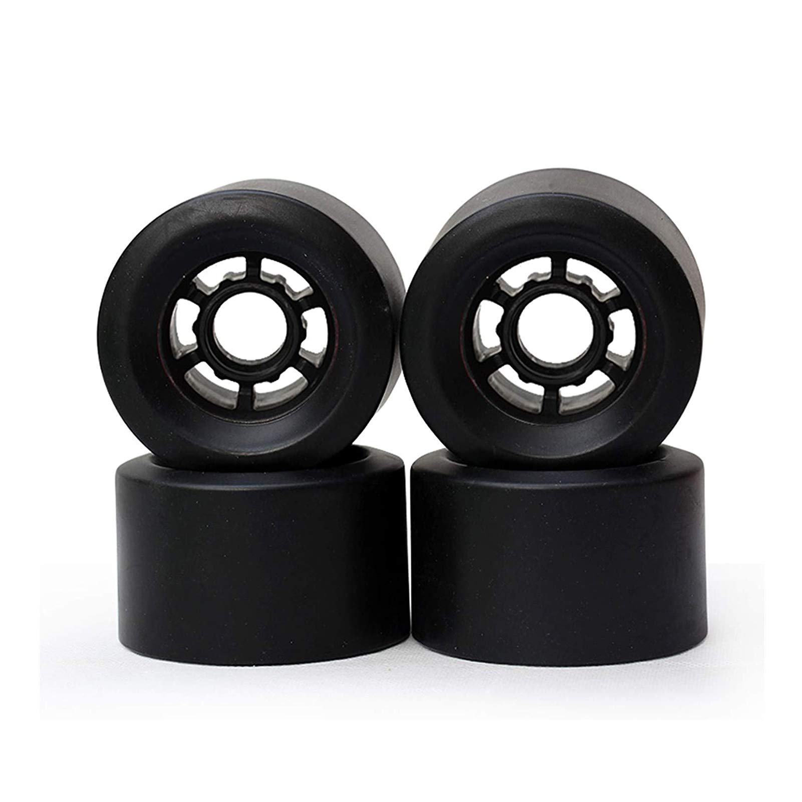 Ruedas Monopatin Ruedas de Patineta Eléctrica 83X52 mm 78A Amortiguación Longboard Ruedas Grandes para la Mayoría de Patinetas, Cruceros O Tablas Largas (Paquete de 4),H