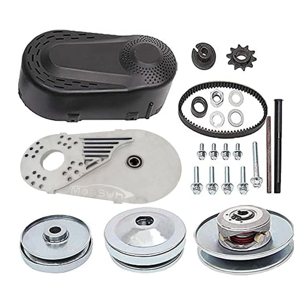 MOOSUN 30 Series 6.5 HP Go Kart Mini Bike Torque Converter Clutch Driver Pulley Replacement Comet Manco 212CC 3/4" Bore 10T #40/41/420 China (Complete 3/4" Torque Converter Set)
