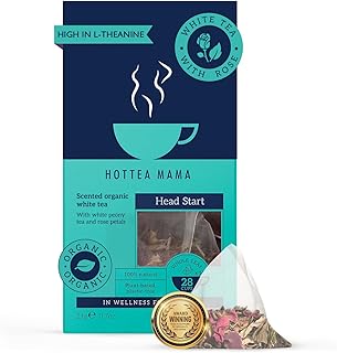 HOTTEA MAMA Newborn Wonder motherhood tea is the perfect new mum gift (15 x tea pyramids per pack, whole leaf tea). Perfec...
