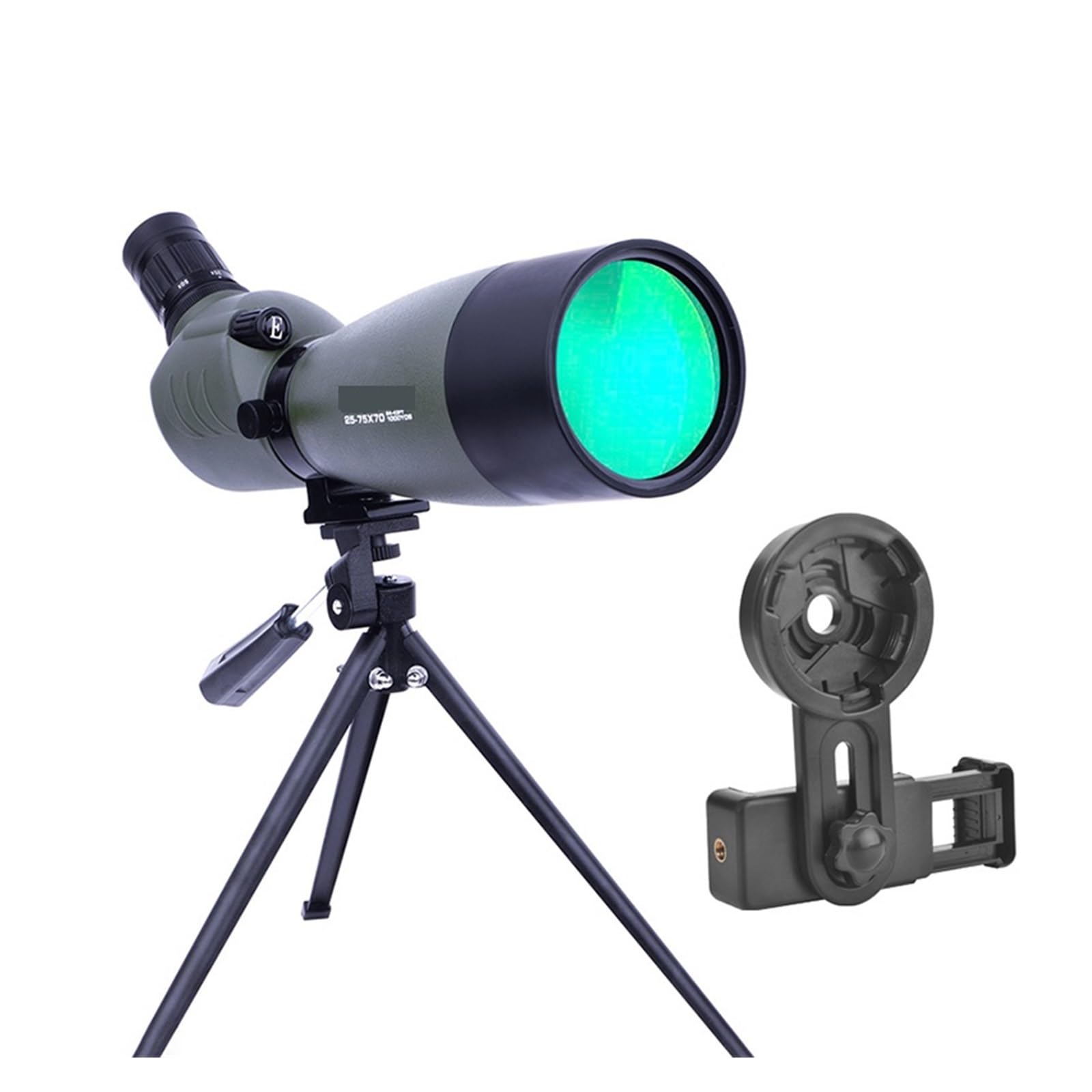 25-75x70mm Zoom Monokularowy Luneta HD Duże Powiększenie Wodoodporny Teleskop Ze Statywem Stołowym Do Polowania Na Ptaki Strzelanie PowięKszenie Hd
