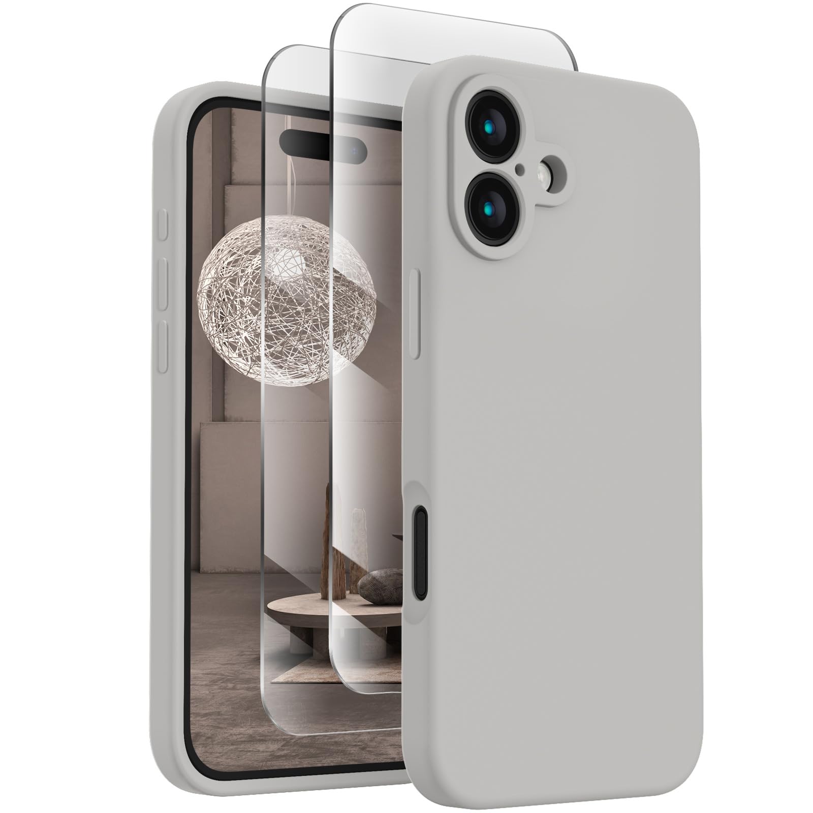 FireNova Designed for iPhone 16 Case, 6.1", Natural Titanium