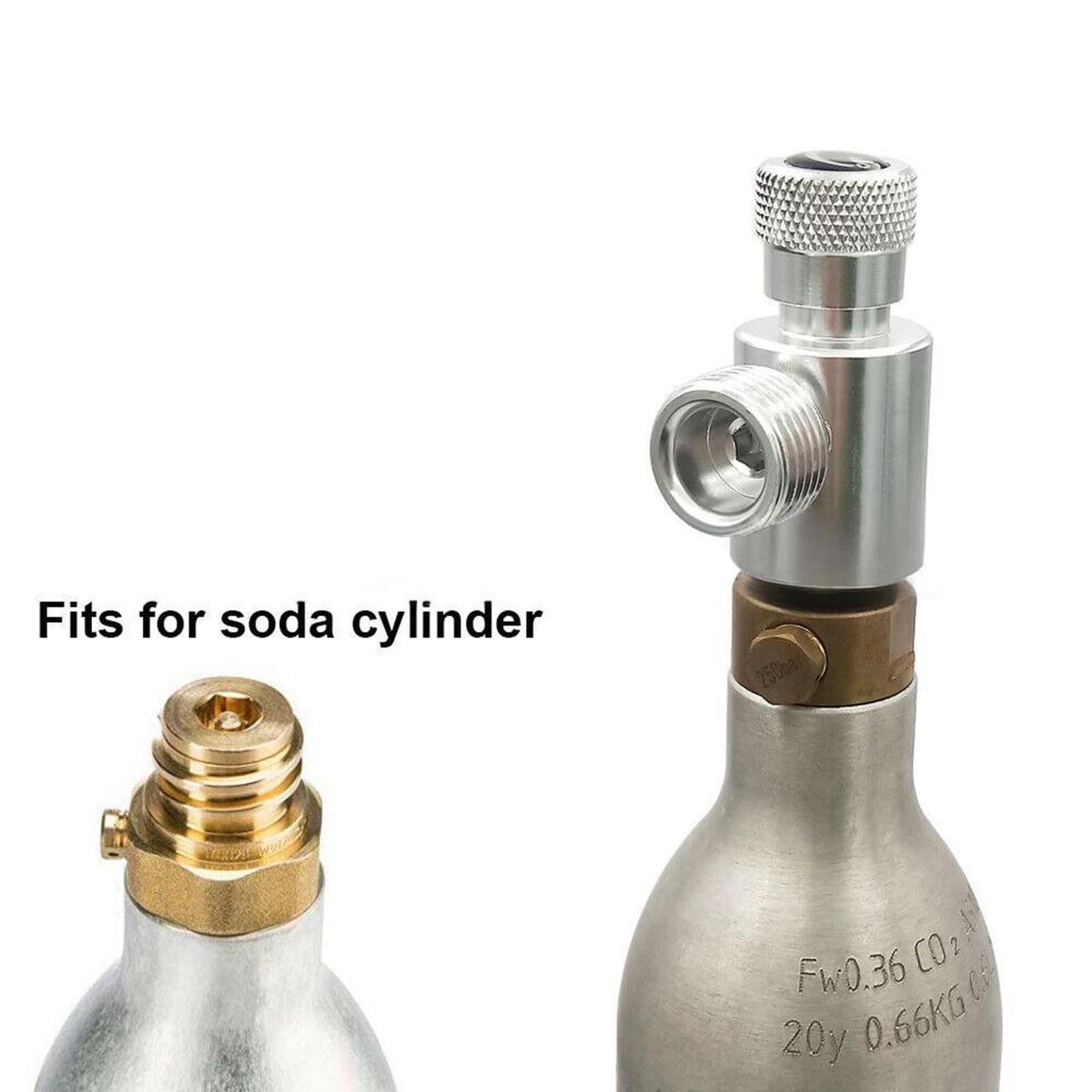 Adattatore per Ricarica Bombola di CO2, Adattatore CO2 Affidabile per Macchina per Acqua Frizzante