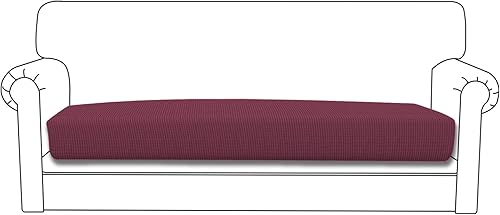 Easy-Going - Funda de cojín elástica para sofá, funda de cojín protectora para asiento de sofá, suave, flexible con parte inferior elástica (cojín