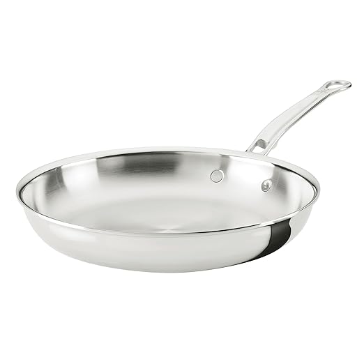 Hestan ProBond Luxe 11-Inch Skillet, Professional Clad Stainless Steel ProCore