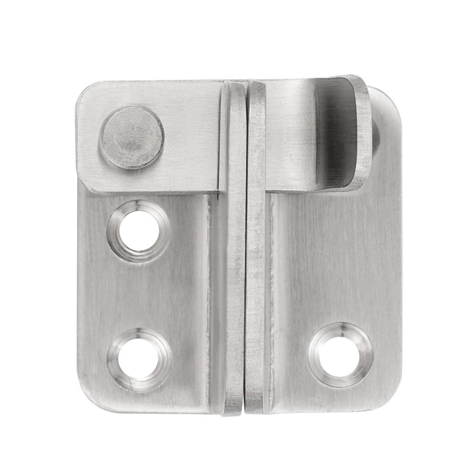 Hgbflty Silver-Left Open Garden Gate Lock Stainless Steel Left/Right Flip Latch,Padlock Gate Latches Slide Bolt Safety Door Lock Catch For Barn Fence Window Cabinet(Silver-Left Open)