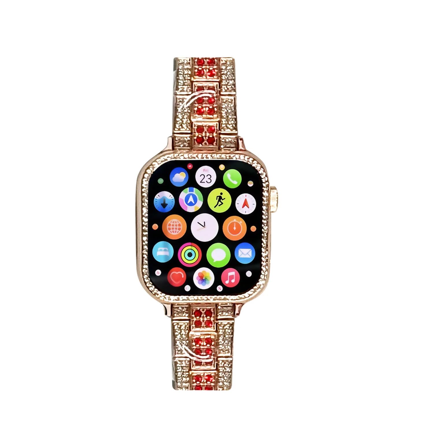 R.D.S.K TEC Smartwatch for Women with Metal Strap & HD Display, Bluetooth Calling, 100+ Watch Faces, Health Tracker, Sports Modes & IP67 Waterproof (GEN 16)