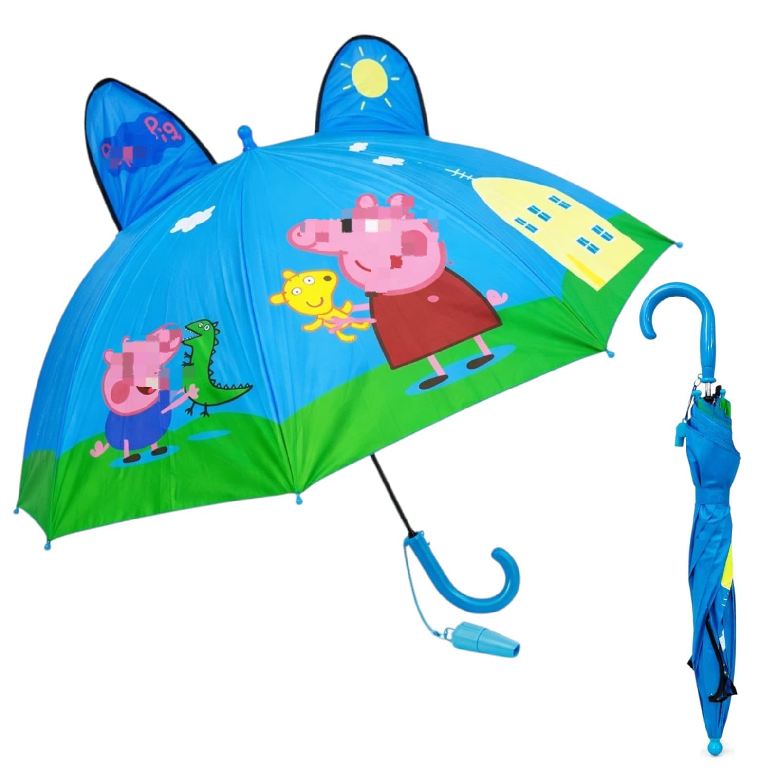 Kids Cartoon Umbrella For Girls & Boys, Windproof & Waterproof Rain And Sun Protection Umbrella, Durable School Travel Umbrella For Kids & Toddlers, Pack Of 1 PIece-image-47