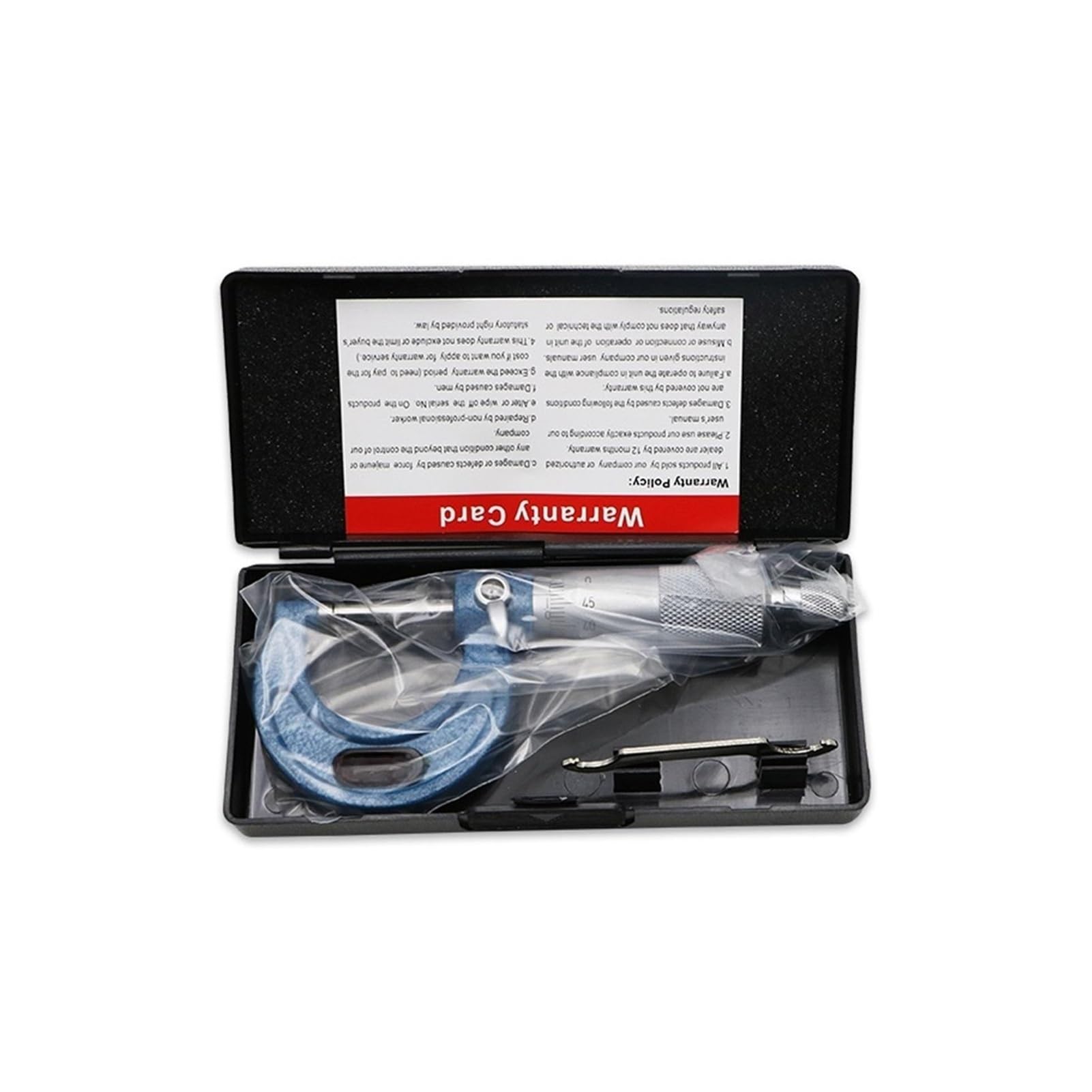 Micrometro Micrometro esterno ad alta precisione da 0-300 mm, calibro con testa in lega dura da 0,01 mm, strumenti di misurazione Strumenti di misura professionali(75-100mm)