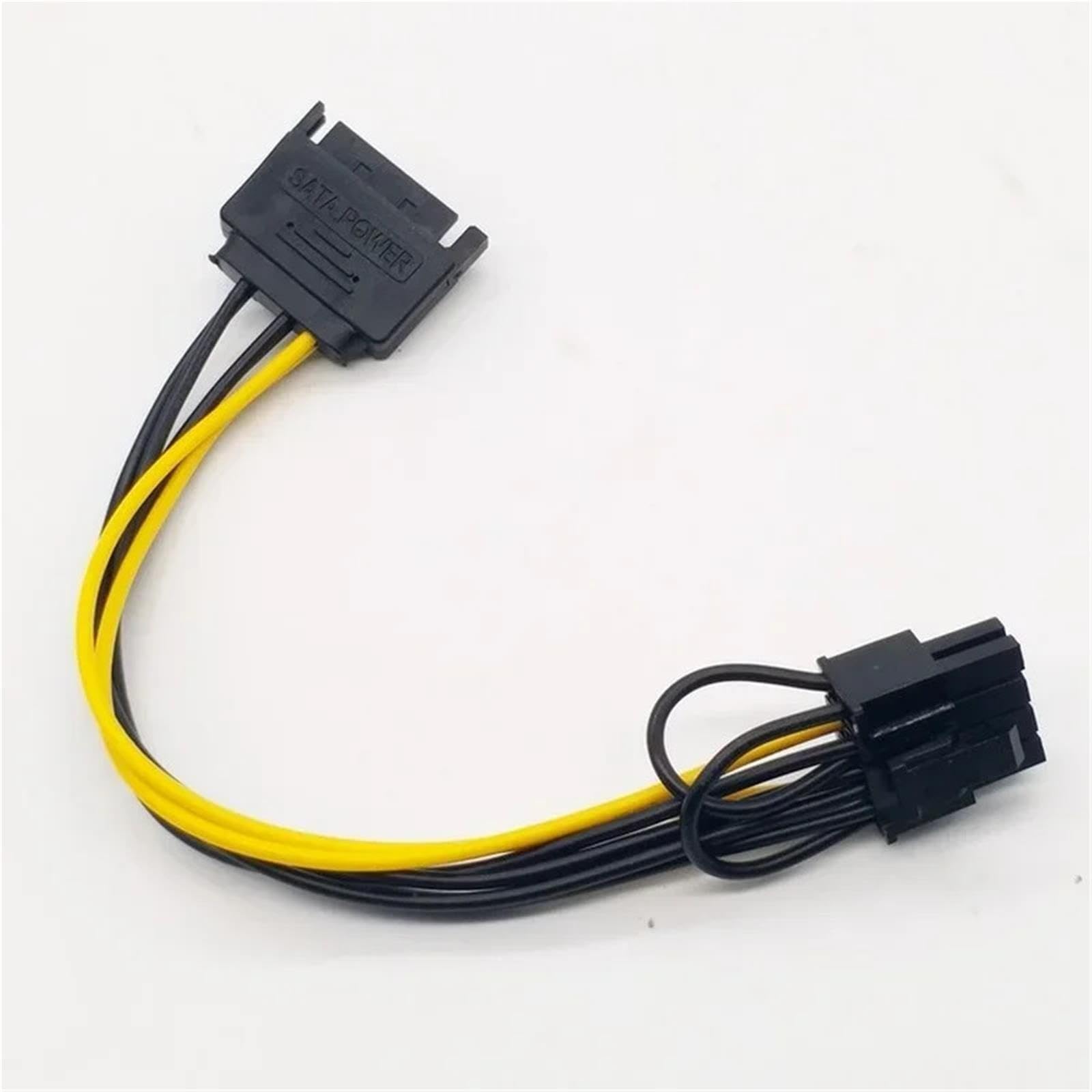 15PIN Na 8Pin 6+2 Rozdzielacz Kabli Karta Graficzna Linia Zasilająca Konwerter Drutu Adapter GPU 6PIN + 2PIN Przedłużacz(10pcs)