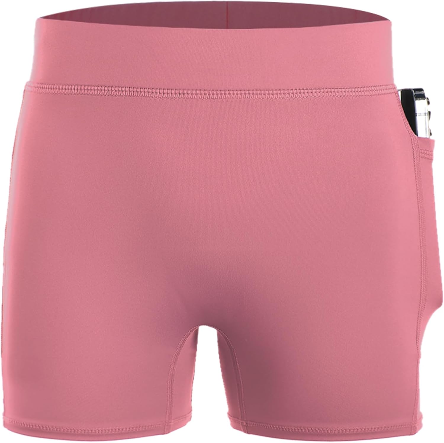 Roadbox Girls Volleyball Spandex Shorts, Youth Biker Shorts with Pockets Athletic Compression Short for Yoga Gymnastics Dance - Image 3