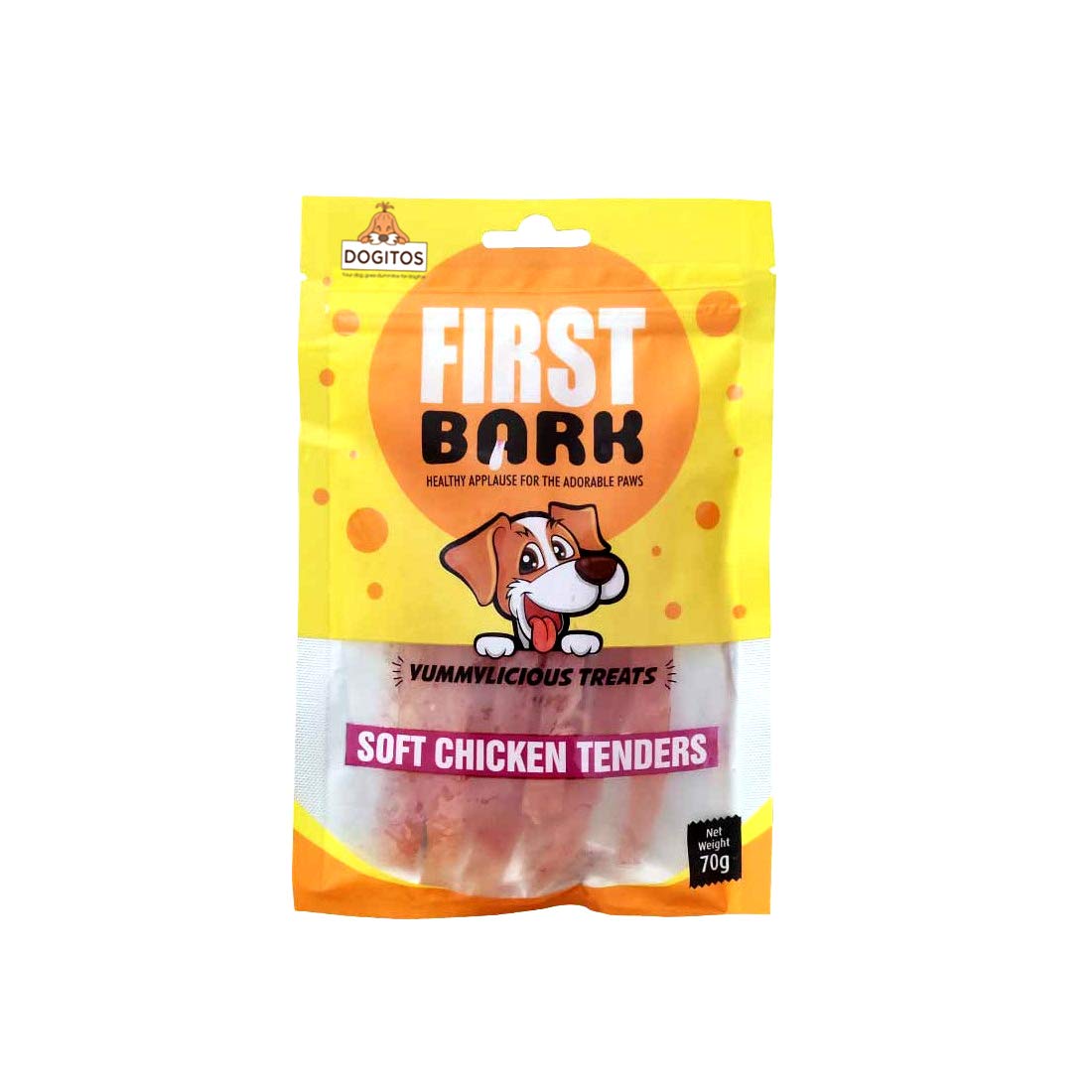 Dogitos First Bark Yummylicious Dog Treats 70G (Soft Chicken Tenders, Pack of 3) (B083FJQZXL) Amazon Price History, Amazon Price Tracker