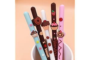 Stationery Cute Biscuit Gel Pen School Office Kawaii Supply Novelty Choclate Sweet...