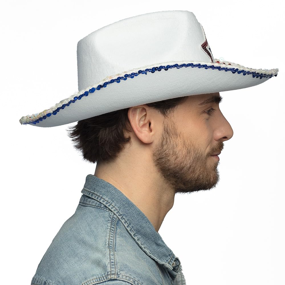 Boland - Cowboy Hat, Headwear, Accessory for Western Costumes Accessories for Festival Carnival or Theme Party - Image 4