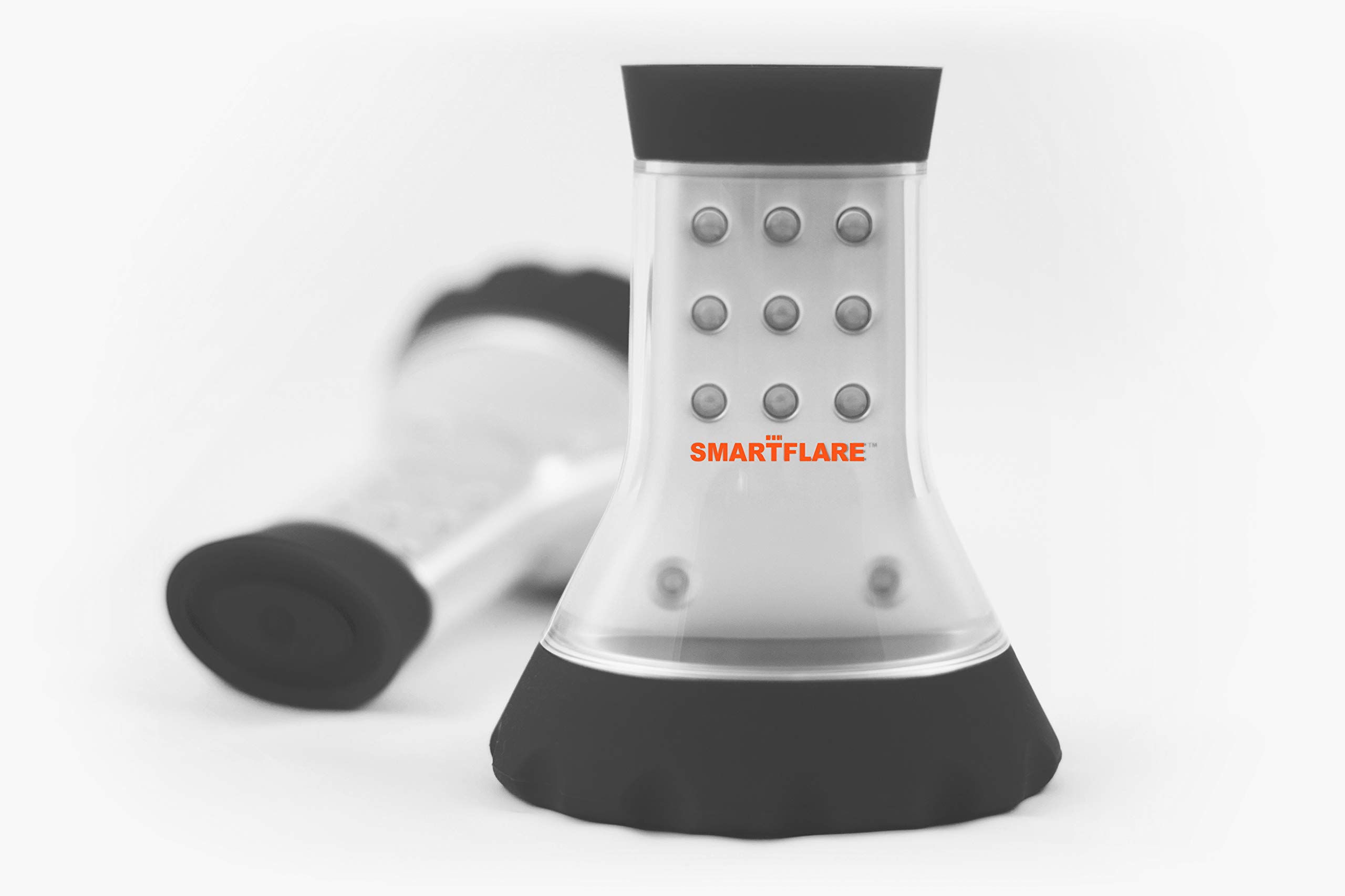 SmartFlare LED Combo Light (2 pk and case) Indoor Outdoor Portable LED Lantern Flashlight Flare 3 Modes