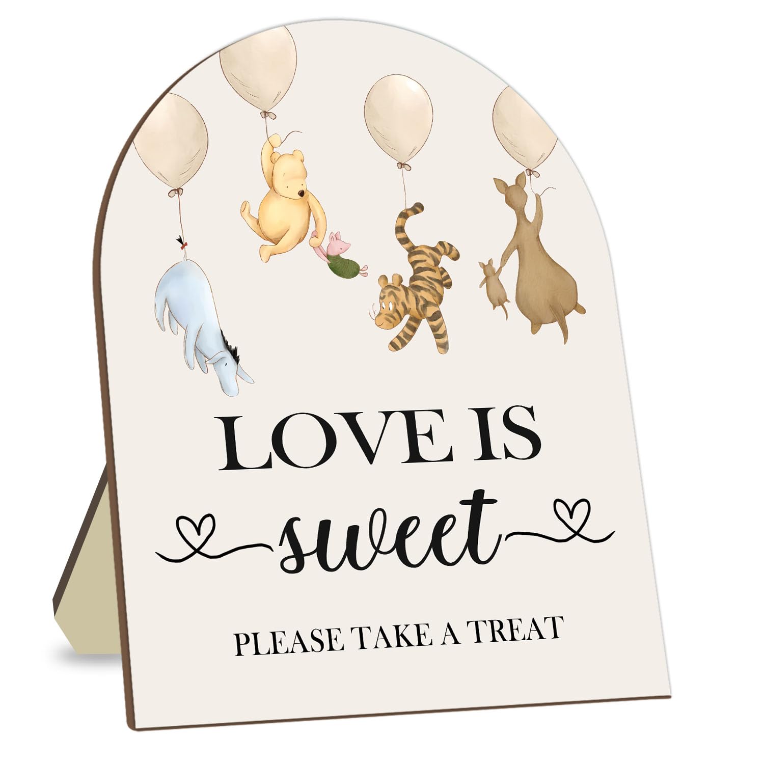 Amazon.com: Winnie Love is Sweet Please Take A Treat Sign, Classic