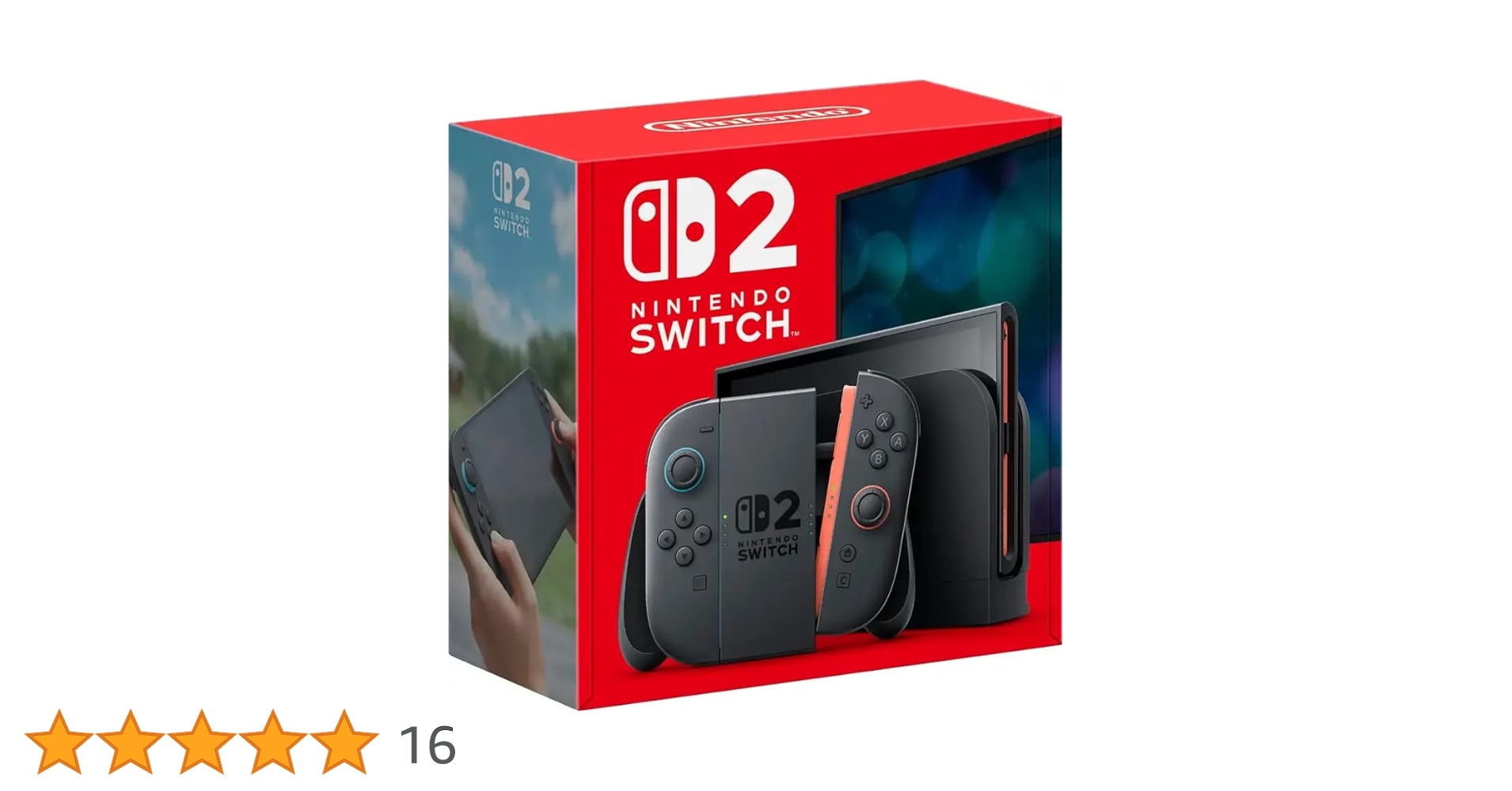 Nintendo Switch 2 Standard Edition with Red & Blue Joy Con (1 Year