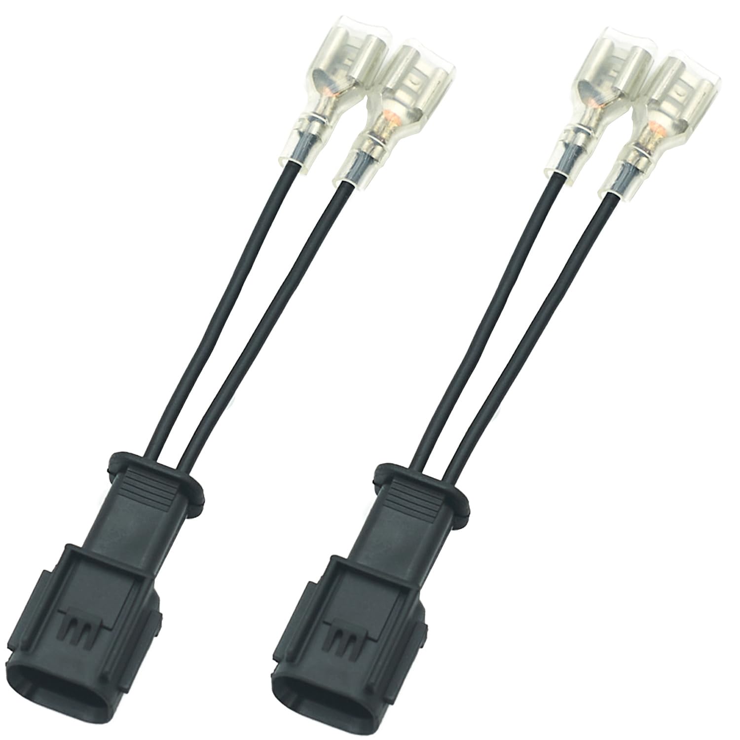 NEOGET Horn Connector Adapter Wiring Harness, Compatible with Honda After 2017, 2 Pack Pigtail Converter for Universal to OEM Horn Replacement (Honda 2017-)