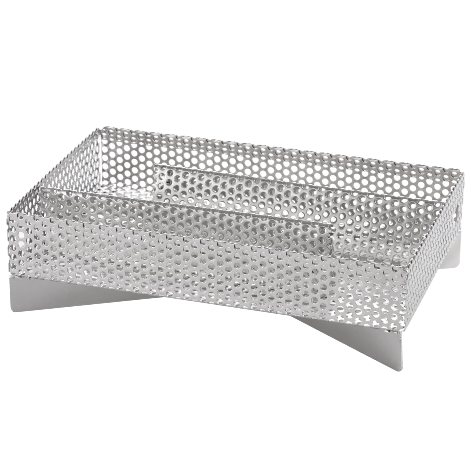 Smoker Tray 12 Hours Pellet Maze Smoker Tray, 5 x 8 Inch Stainless Steel Pellet Smoker Basket, Anti-slip Smoke Generator, Perfect for Hot and Cold Smoking Meat, Fish, Cheese