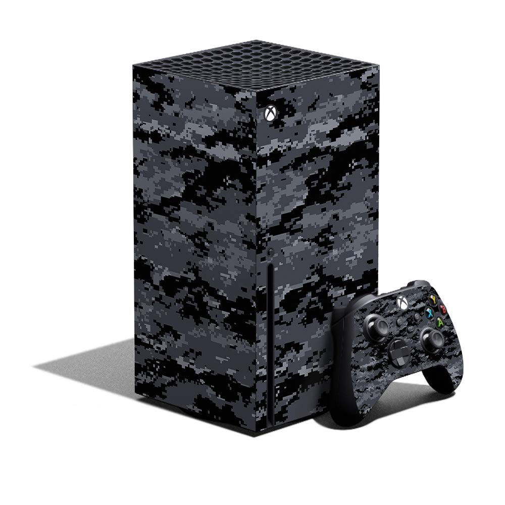 Gray Camo Protective Skin Decal Vinyl Wrap For Xbox One S (Slim) – Custom Fit Sticker