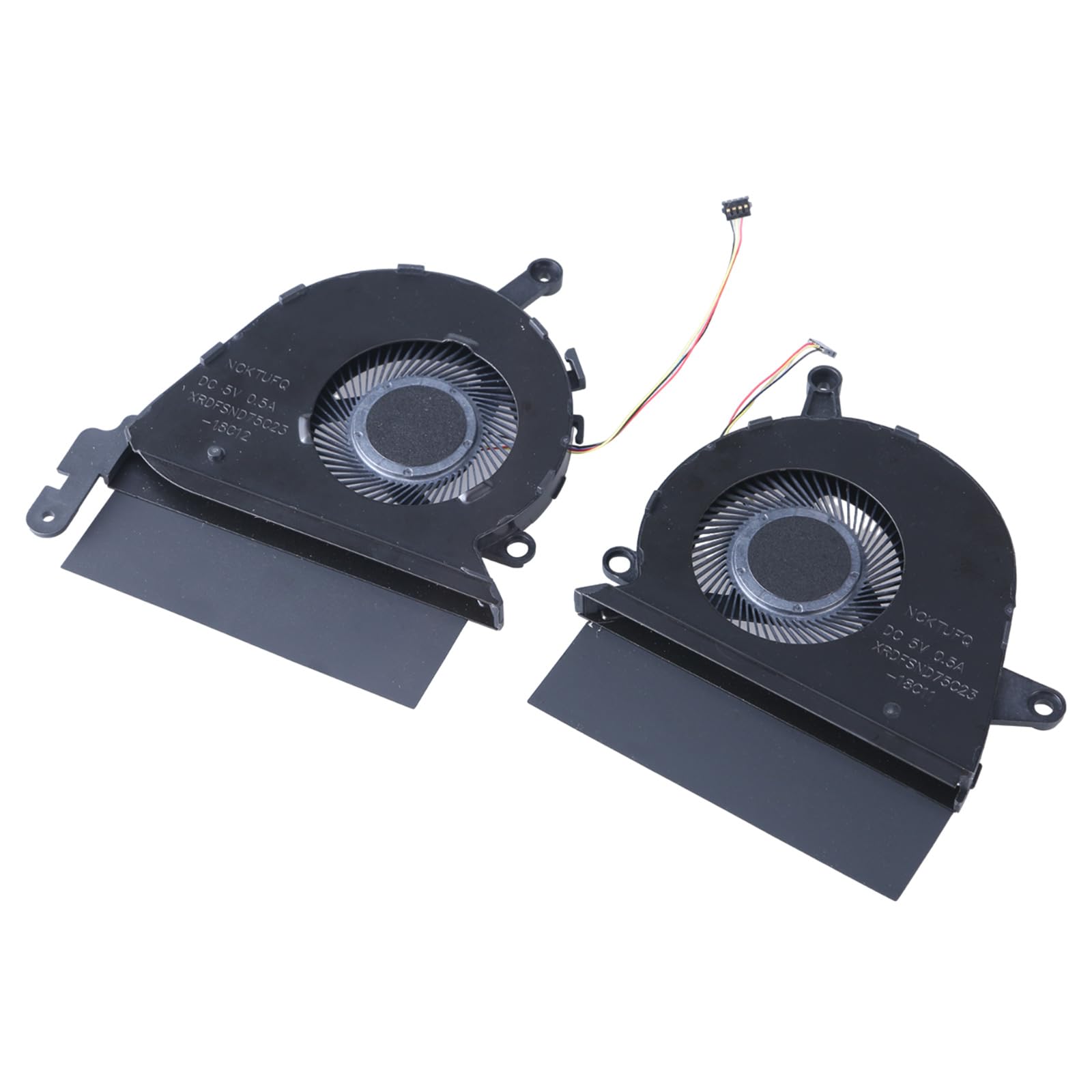 Ventola di raffreddamento per computer portatili, DC5 V, 4 pin, 4 fili, silenziosa GPU, per CPU 15 15-DF0008CA 15-DF0013DX CPU GPU Ventola di raffreddamento