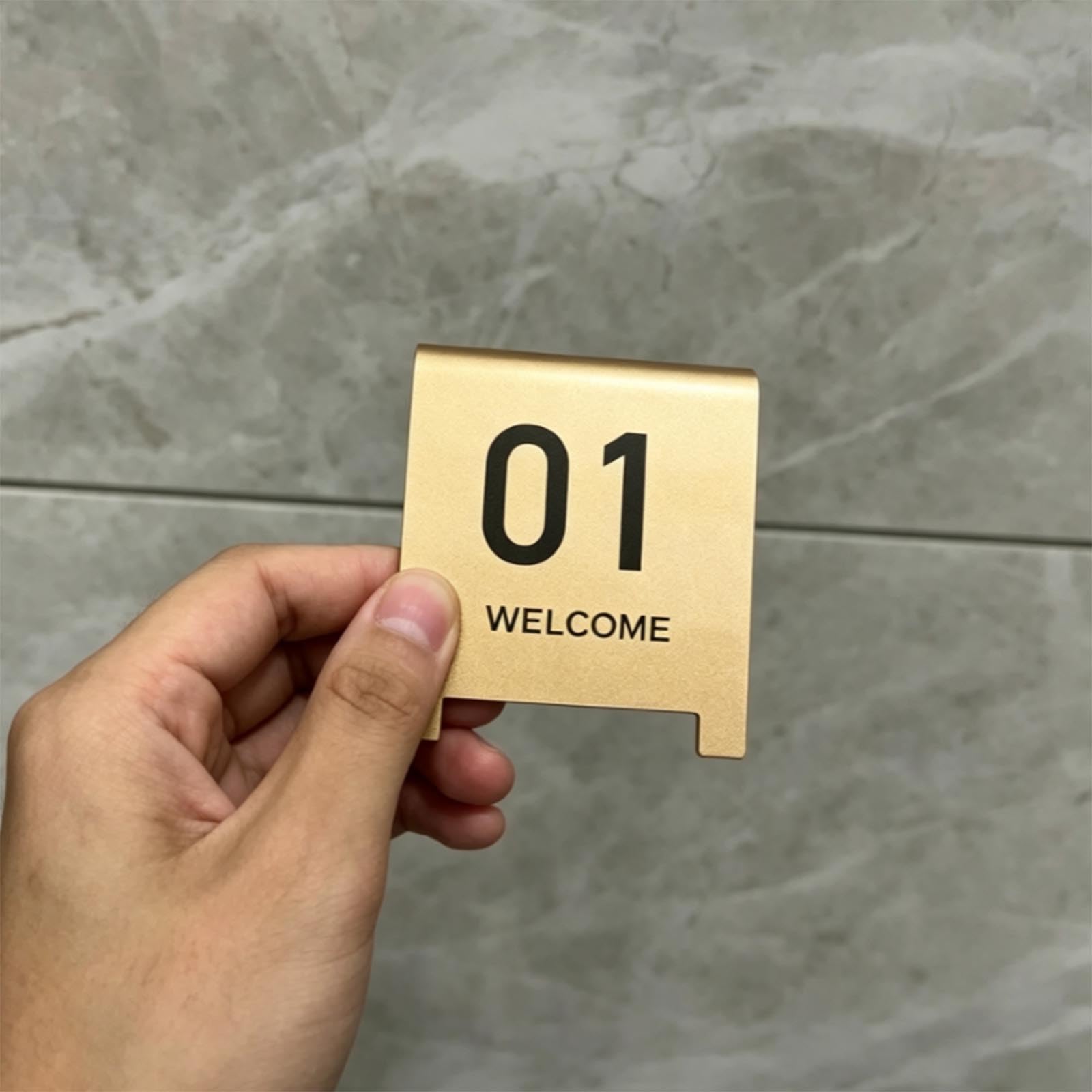 Letreros De Mesa Y Carpa Reservados De Acrílico De Doble Cara