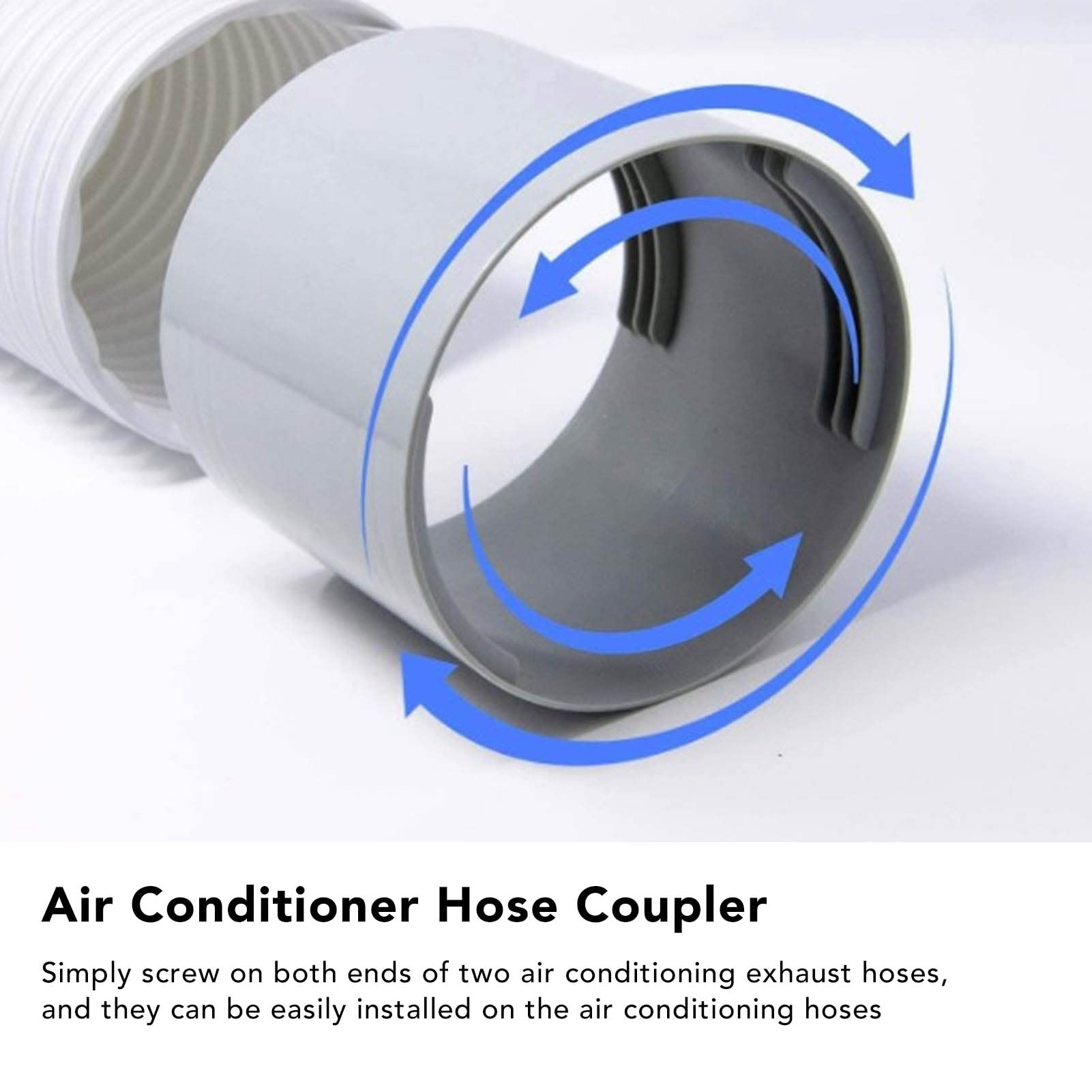 Acoplador de Manguera de Escape de Aire Acondicionado, Conector Redondo