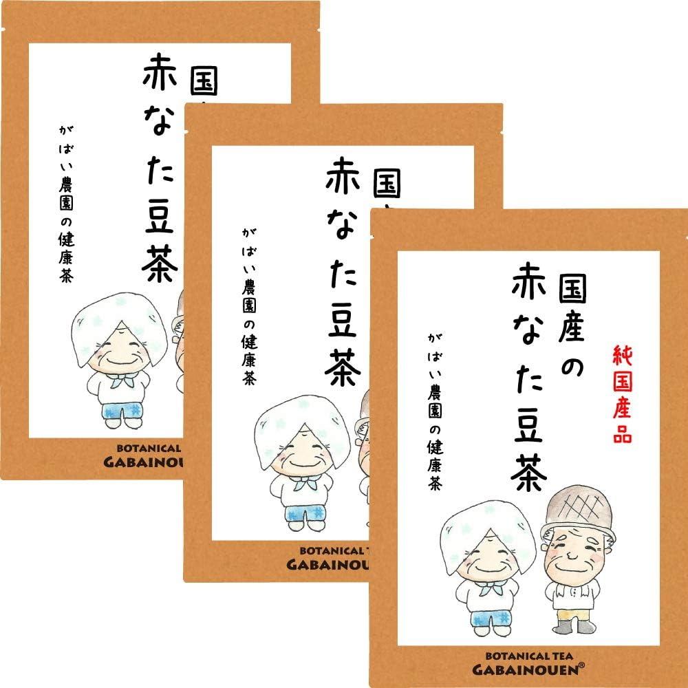 Amazon がばい農園 国産 手作り 赤なた豆茶 3g 30包 お得な3個セット お茶 ノンカフェイン 健康茶 ティーバッグ がばい農園 ハーブティー 通販 Amazon がばい農園 国産 手作り 赤なた豆茶 3g 30包 お得な3個セット お茶 ノンカフェイン 健康茶 ティーバッグ がばい農園 ハーブティー 通販