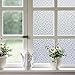 LMKJ Privacy Window Film Statischer Aufkleber Dekorativer Glasaufkleber Frosted Vinyl Window Covering Snowflake Design für Home Office Home Decoration Film A151 40x100cm