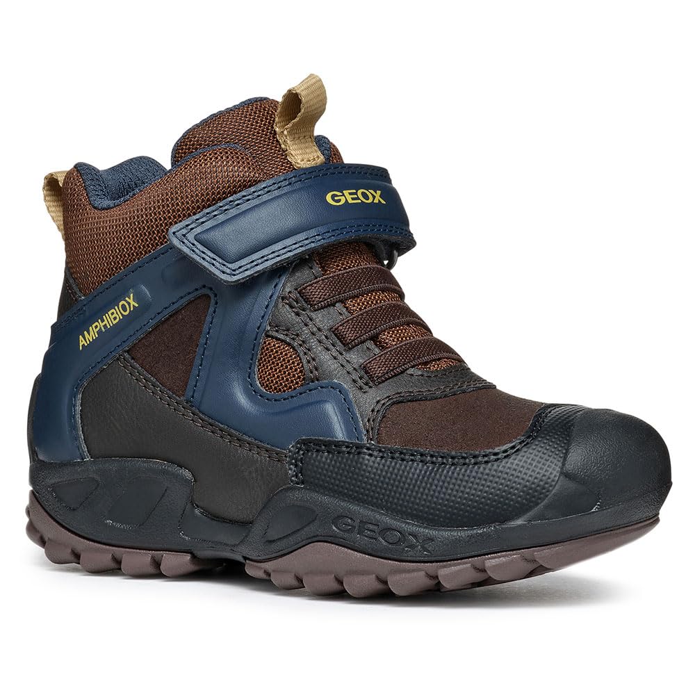 Geox J New Savage Boy B A Buty dla chłopców, wysokie sneakersy