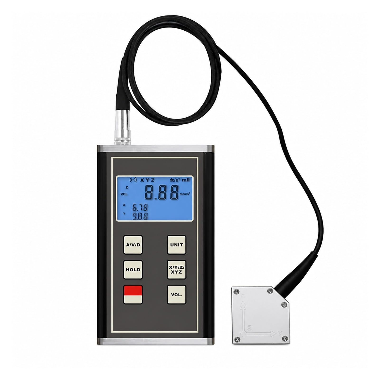 Analizador De Vibraciones Mecánico VM-6380 Medidor 3D 10Hz~10k