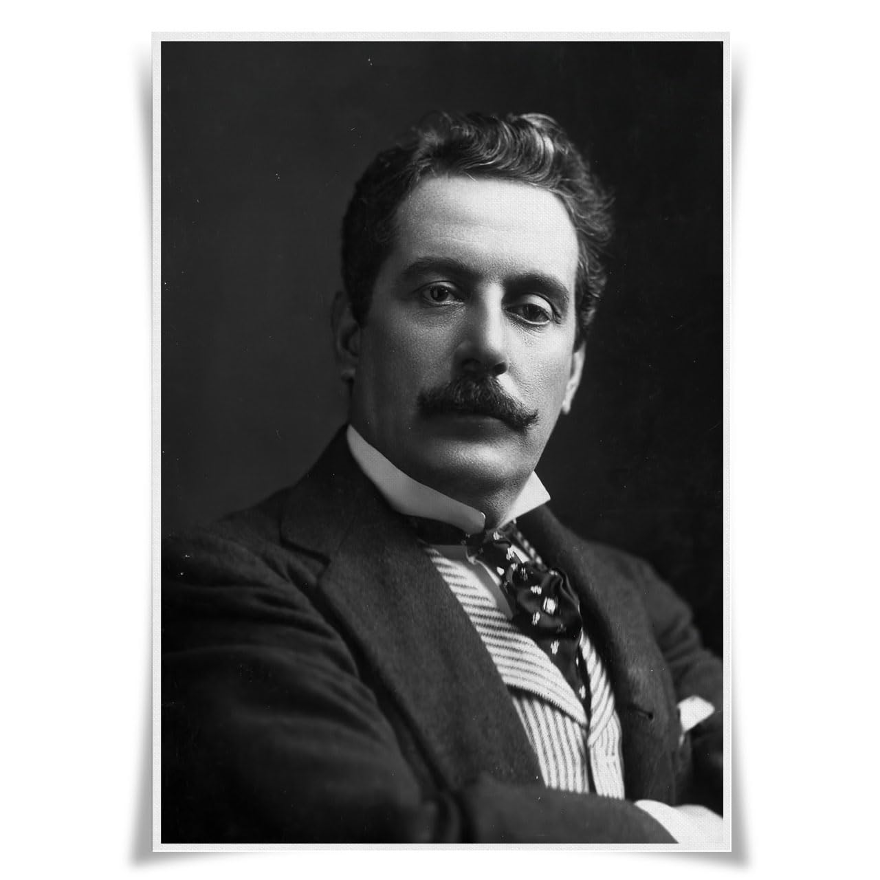 Nice Captain 19 Giacomo Puccini Top 50 Classical Composers Portrait Poster Musician A3 Prints Wall Art Decor (19 Giacomo Puccini)