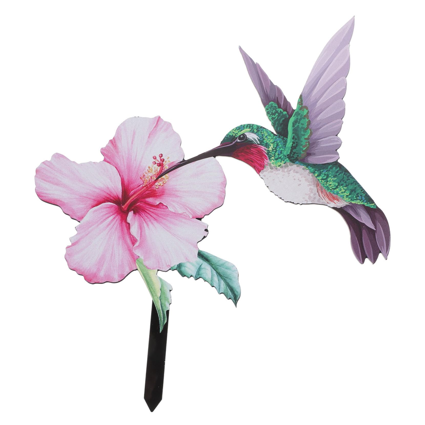 YARNOW 4pièces Piquet De Jardin Décoratif avec Design De Fleurs Et pour Aménagement Extérieur Ornement De Cour pour Terrasse Et Jardin