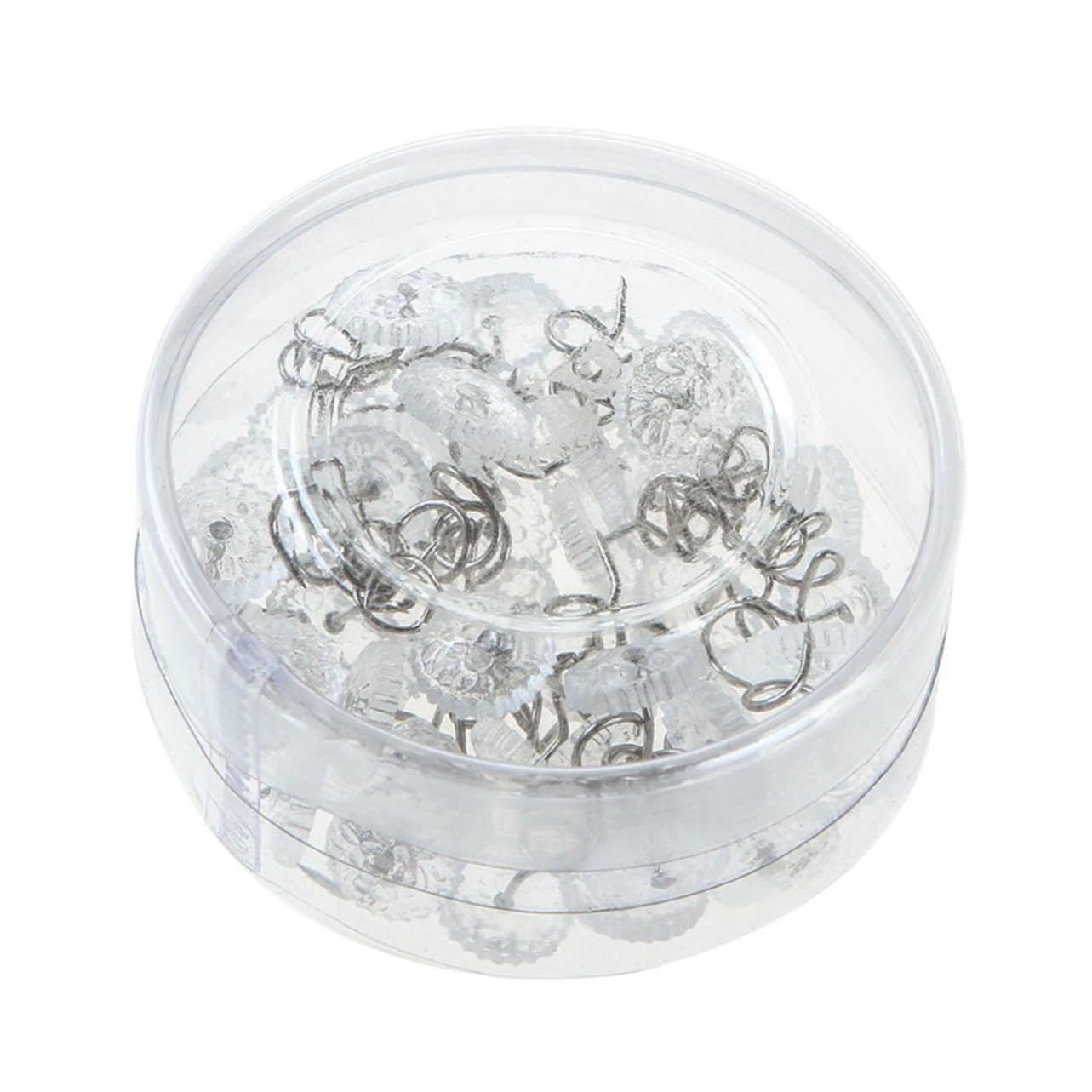 HONMEET 60pcs Anti-Slip Clips for Upholstery Bedskirts Twisted Pins Stainless Steel Sheet Grippers