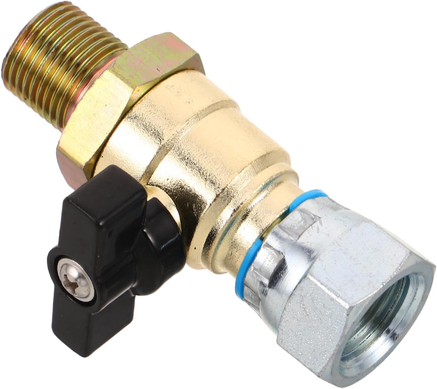 BETOOKY Vehicle Front Wheel Brake Air Cutoff Valve 18mm Thread Heavy Duty Alloy Rustproof Metal Air Valve for Commercial Car