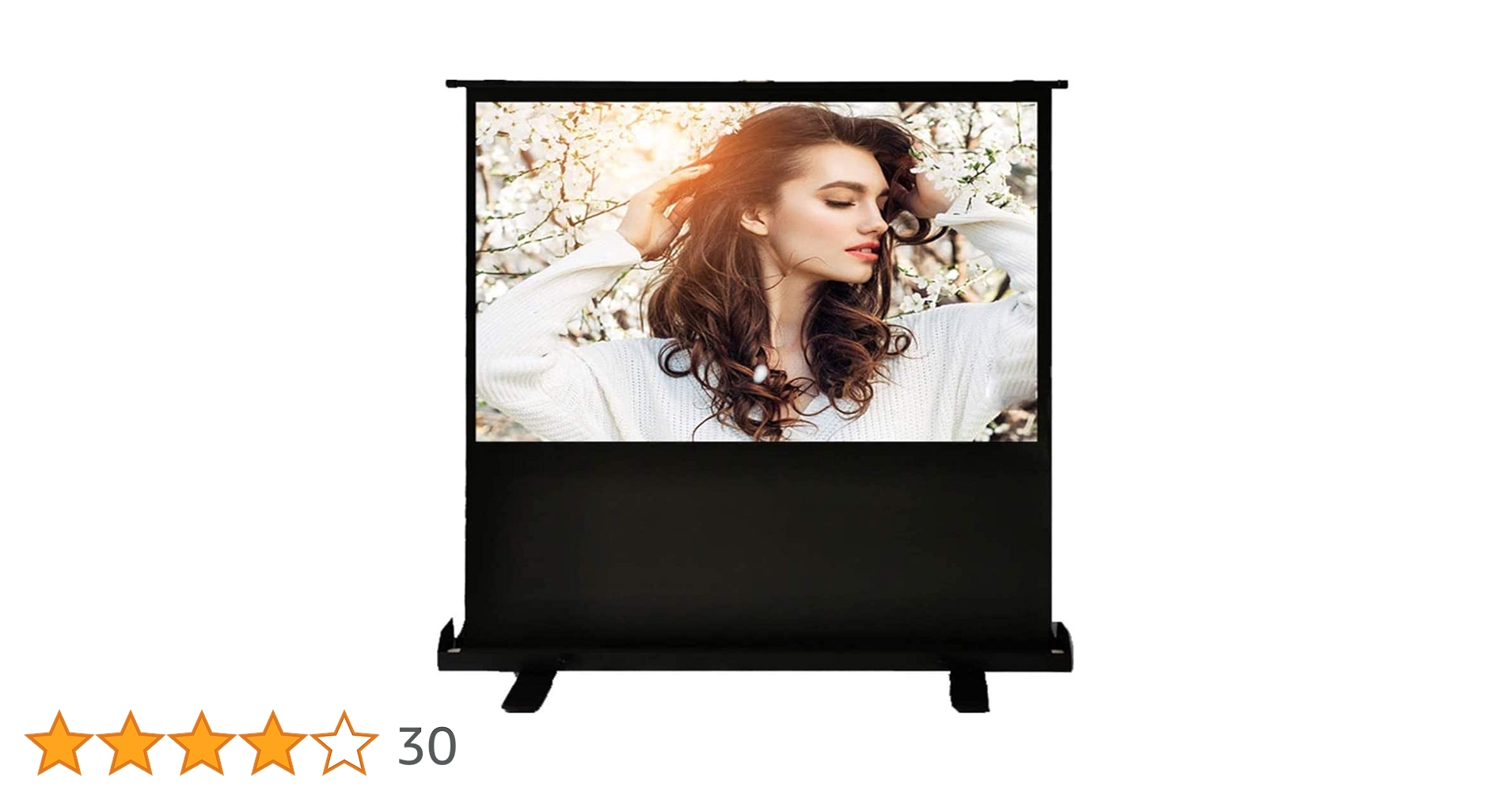 Amazon | 80インチ床置き型プロジェクタースクリーン 16：9 自立