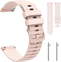 [SIWENGDE] Watch Band, Universal Watch Strap 18mm 20mm 22mm Watch Band 18mm 20mm 22mm Quick Release Replacement Strap Waterproof Sweatproof Lightweight Easy Adjustment for Men Women Sport & Smart