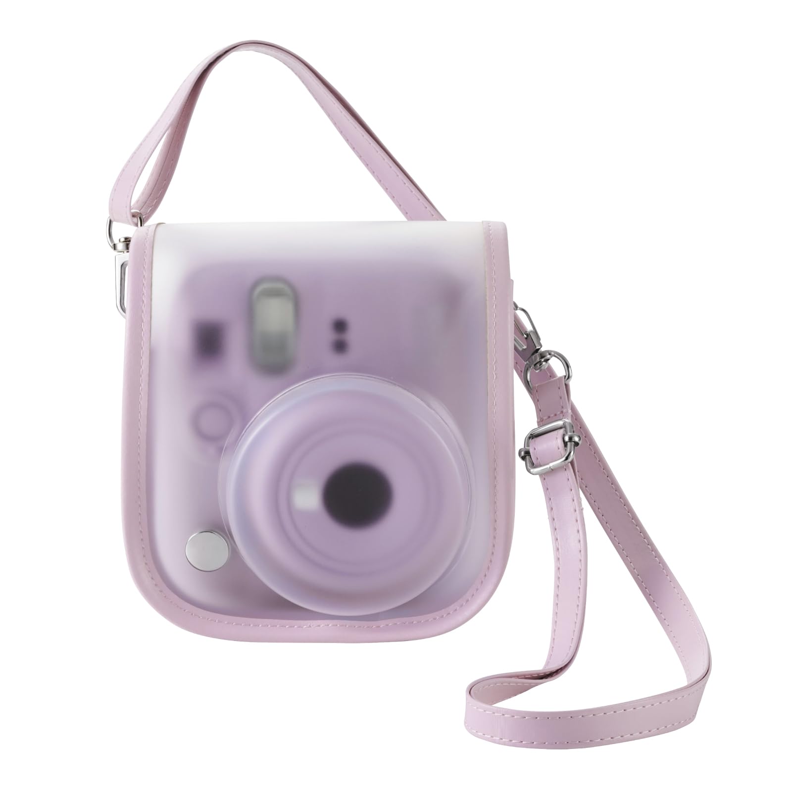 エレコム チェキ instax mini 13 mini 12 用 カメラケース カバー ケースのまま撮影可能 マグネット フラップ 傷やホコリから守る ストラップ付属 IC-CCM13