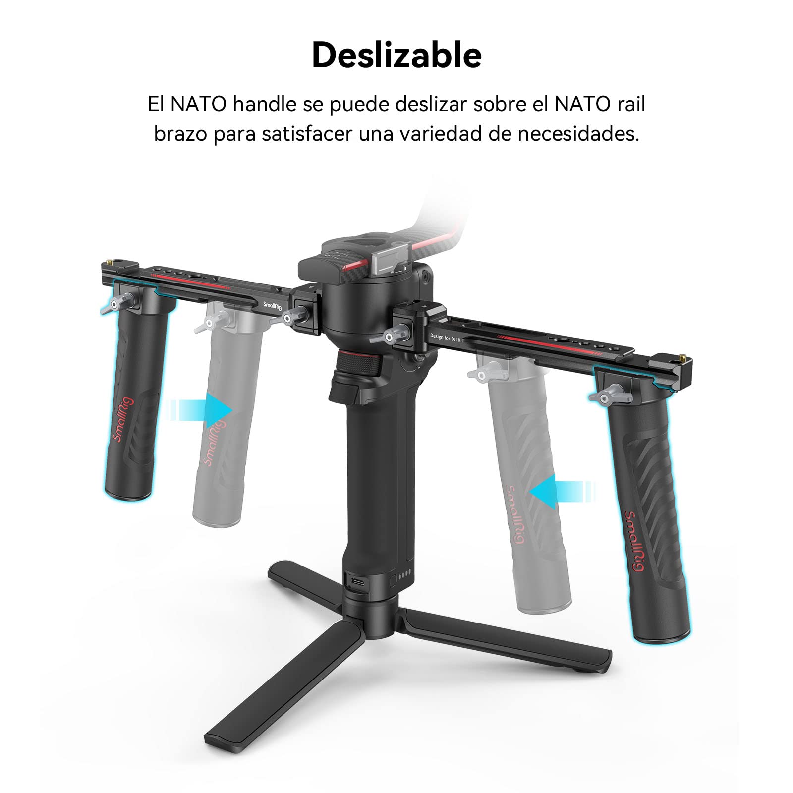 SMALLRIG RS4 RS4 Pro RS3 RS3 Pro RS2 RSC2 Dual Handgrip, Double Handgrip for DJI RS 2/RSC 2/RS 3/RS 3 Pro - 3027