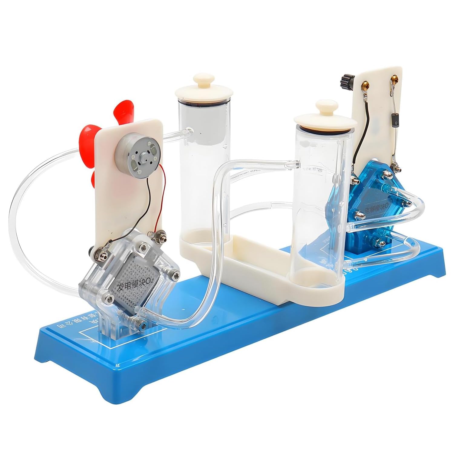 Wasserstoff-Sauerstoff-Brennstoffzellen-Kit, pädagogisches Physik-Demonstrator-Modell, Physik-Laborexperiment für Wasserstoff-Sauerstoff-Batterien, STEM-Lernaktivitäten