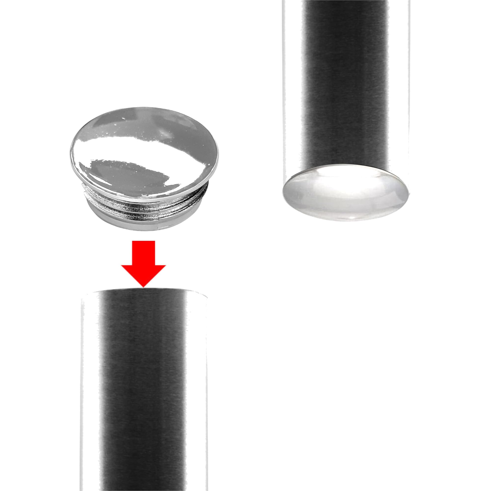 F!XBL Meubelpoten, verstelbaar, poten voor meubels, 55 mm, meubelverhoging, 23-35 mm hoog, set