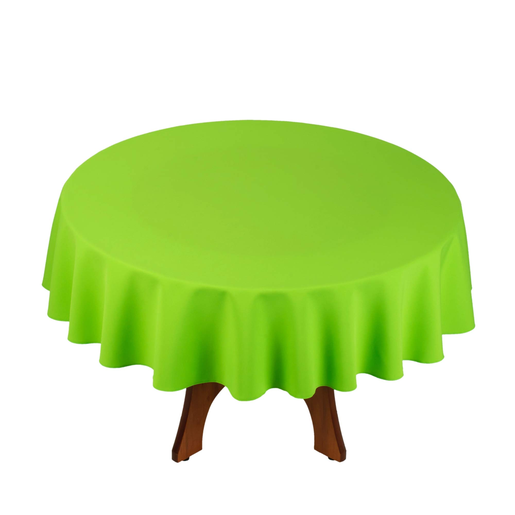 Tovaglia/Runner Da Tavolo Verde 100x100 Cm – In Poliestere 250 G/m² – Antimacchia, Antipiega, Lavabile – Per Interni/Esterni – Certificato OEKO-TEX