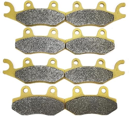 Para HISUN ATV UTV 400 500 700 Forge HS400 HS500 HS700 HS750 HS800 Tactic Strike Sector 1000 motocicleta metal sinterizado pastillas de freno